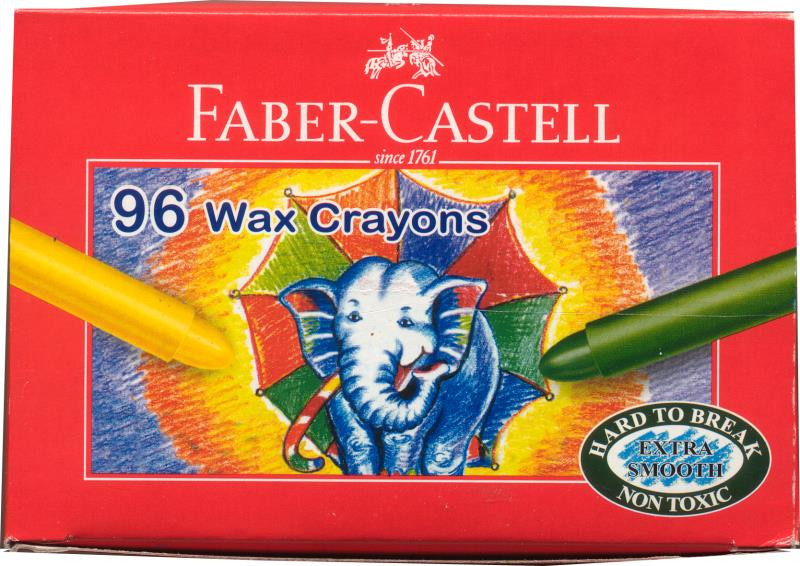 FABER CASTELL WAX CRAYONS, PKT 96 - Qizzle